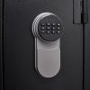 Digital Keypad Gun Safe Quick Access Electronic Storage Steel Security Cabinet - black