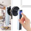 Fingerprint Smart Door Lock with Handle Automatic Biometric Office Home Security - as picture