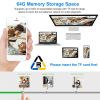 1080P Solar Powered WiFi IP Camera Two-Way Intercom Security Surveillance Camera - White