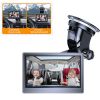 Car Infant Baby Infrared Night Vision Rearview Mirror - Black