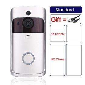 EKEN V5 Smart WiFi Video Doorbell Camera Visual Intercom With Chime Night vision IP Door Bell Wireless Home Security Camera - Standard - US plug