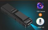 A7B Magnetic Pen Mini Camera HD 1080P Camcorder Video Audio Recorder PC Support TF Card Flashlight Micro DV Small Digital Action Cam built in 32GB