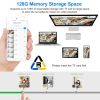 1080P FHD WiFi IP Camera Two-Way Audio Security Surveillance Camera IP65 Waterproof Network Camcorder - White