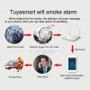 Tuya WiFi Smoke Alarm Fire Protection Smoke Detector Smokehouse Combination Fire Alarm Home Security System Firefighters - China - 1 pcs