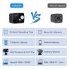 MD20 8 Hours Mini Cameras 1080P Small Home Security Surveillance Cam Video Recorder With Motion Detection Night Version Hidden Card built in 32GB - bl