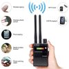 G318A RF Signal Detector GPS Signal Detector Wireless Detector GPS RF Scanner Finder GSM Device Finder - black