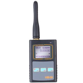 IBQ101 Details About 50MHz To 2.6GHz Portable Walkie Talkie Frequency Counter - black