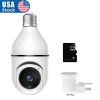 1080P Wireless E26 Bulb Camera WiFi Security Camera Smart IP Camera Night Vision +32G SD Card - 1set