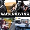 Car Infant Baby Infrared Night Vision Rearview Mirror - Black