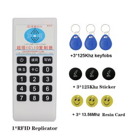 Handheld Frequency 125Khz-13.56MHZ Copier Duplicator Cloner RFID NFC IC Card Reader &amp; Writer Access Tag Duplicator 5577 Card - style3