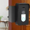 Anti-Theft Doorbell Brackets Adapted to Office Doorbell Mount Accessories - Black
