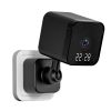 K01 1080p Wall Plug Camera Surveillance Video Voice Recorder IP Cam Indoor Home Security Clock Cameras Random Color Hidden built in 32GB - white