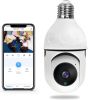 1080P Wireless E26 Bulb Camera WiFi Security Camera Smart IP Camera Night Vision +32G SD Card - 1set