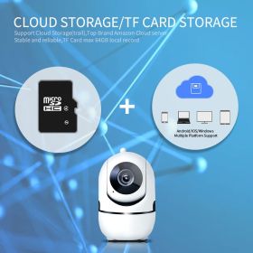 720P Baby Monitor Smart Home Cry Alarm Mini Surveillance Camera with Wifi Security Video Surveillance IP Camera ptz - China - US Plug