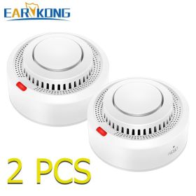 Tuya WiFi Smoke Alarm Fire Protection Smoke Detector Smokehouse Combination Fire Alarm Home Security System Firefighters - China - 2 pcs