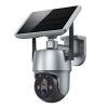 NST-31 360 Degree Small Wireless Solar Powered Security Camera With 100% Wire-Free Pan Tilt WiFi Outdoor Solar Power For Home Security built in 32GB -